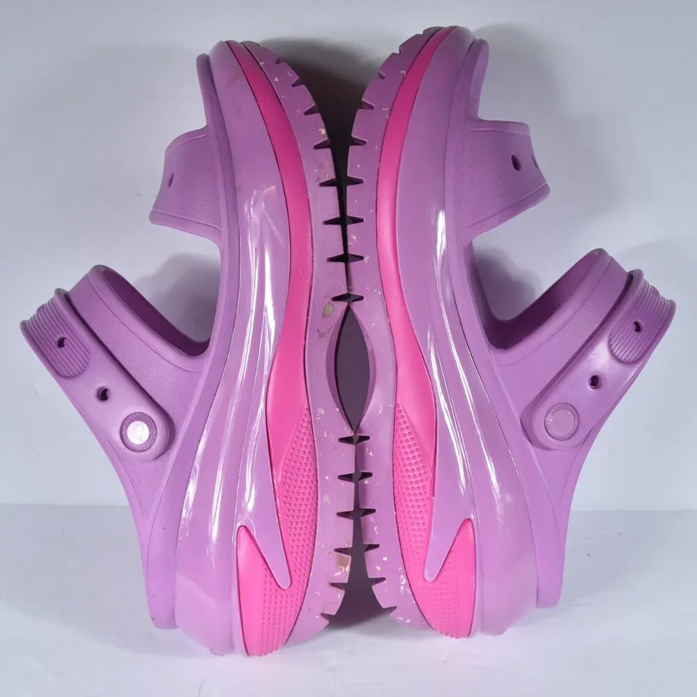Crocs Mega Crush Hyper Bubblegum Platform Sandals size 9 - Picture 2 of 7